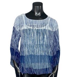 Alfani Petite NWT Lightweight Flowy Blouse with Sewn In Tank Size Petite Medium